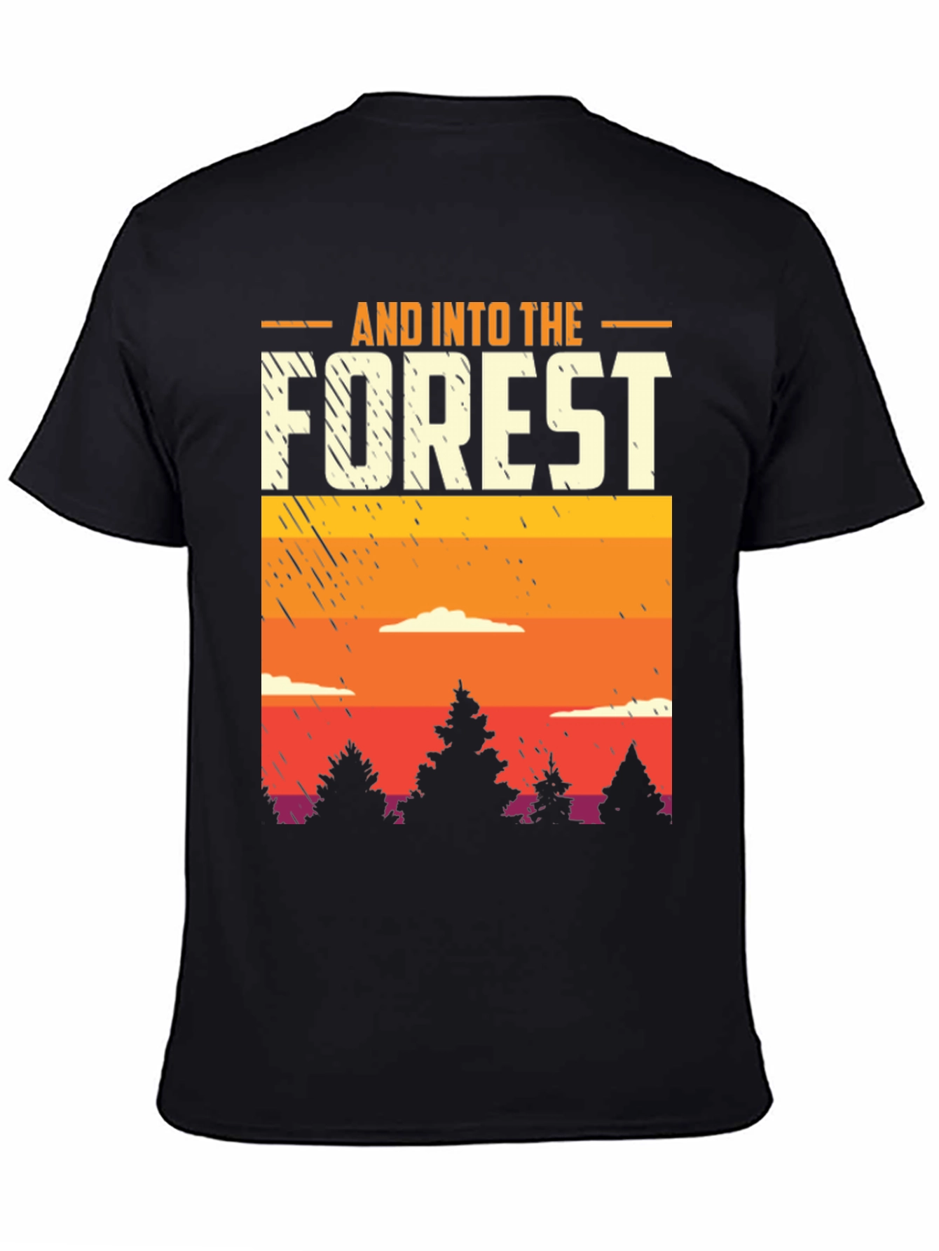 Into the Forest Graphic Tee - Nature Adventure Shirt