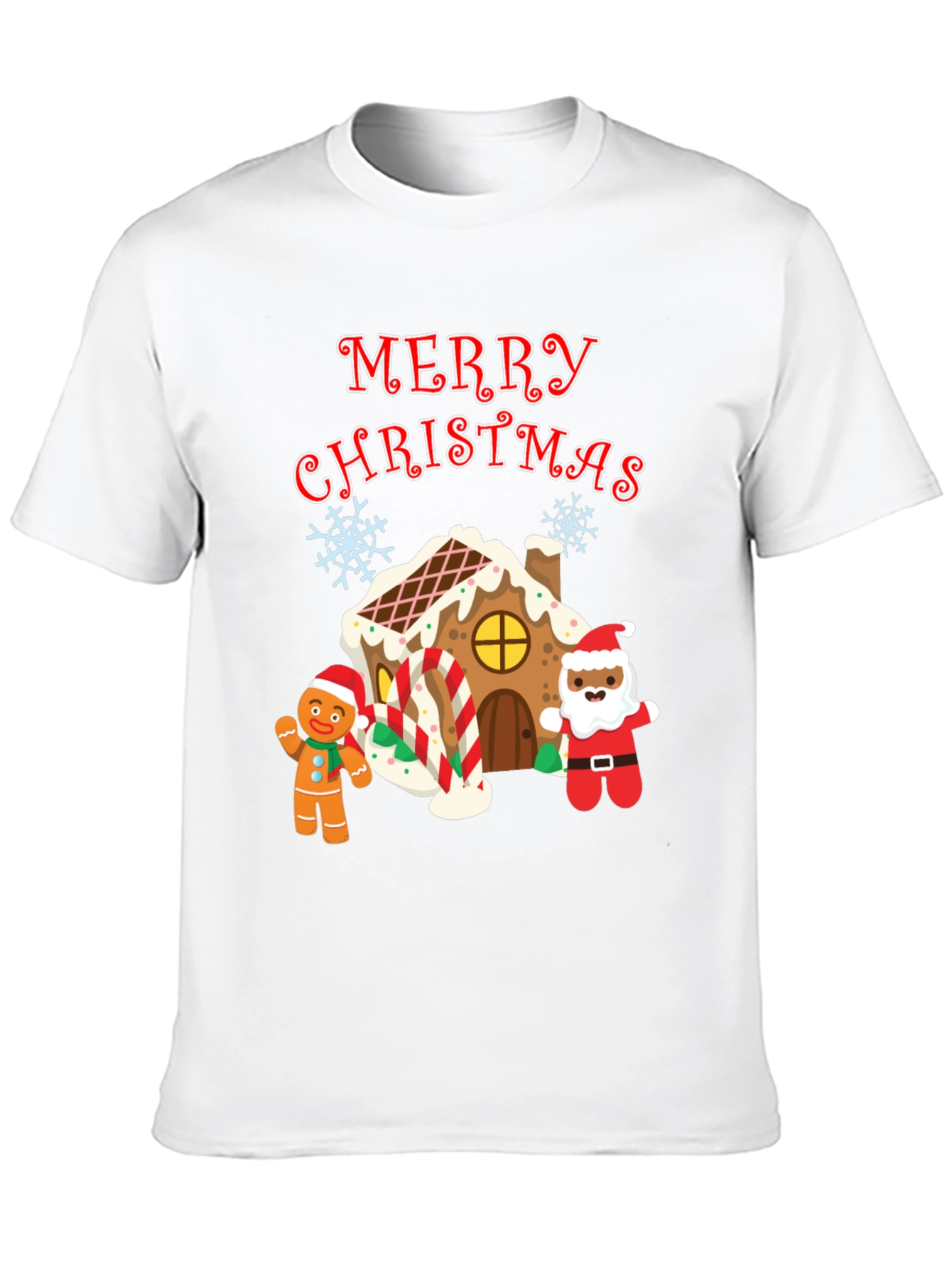 Festive Merry Christmas Graphic T-Shirt