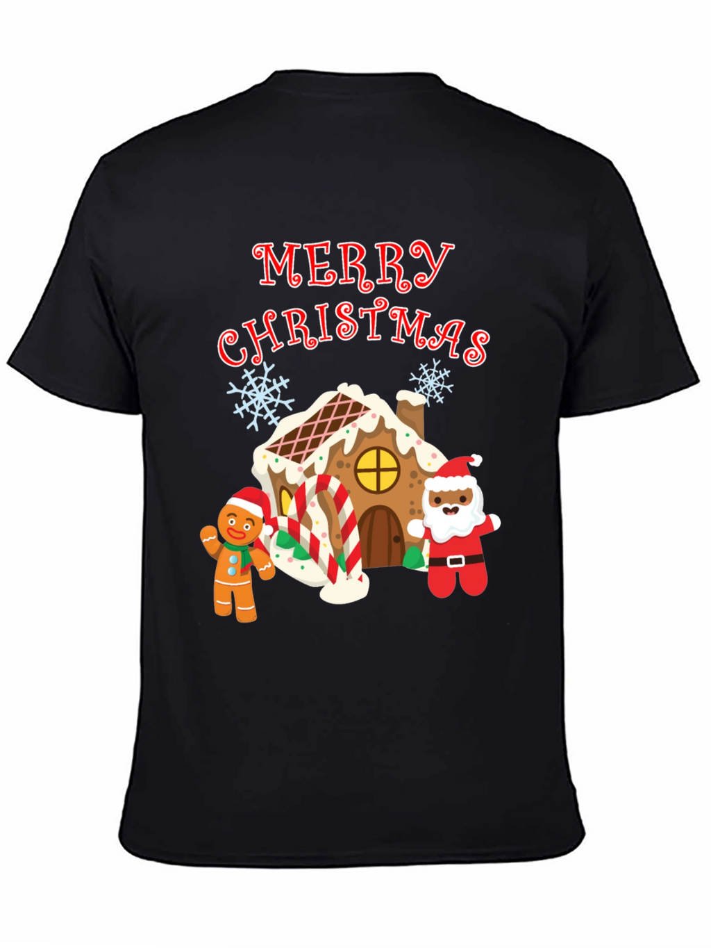 Festive Merry Christmas Graphic T-Shirt