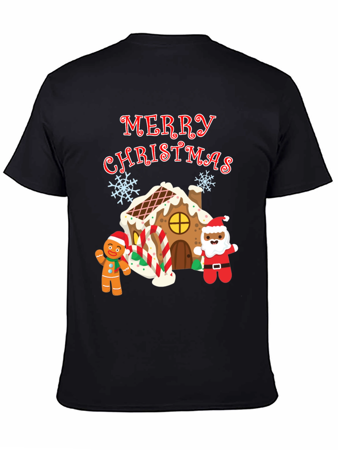 Festive Merry Christmas Graphic T-Shirt