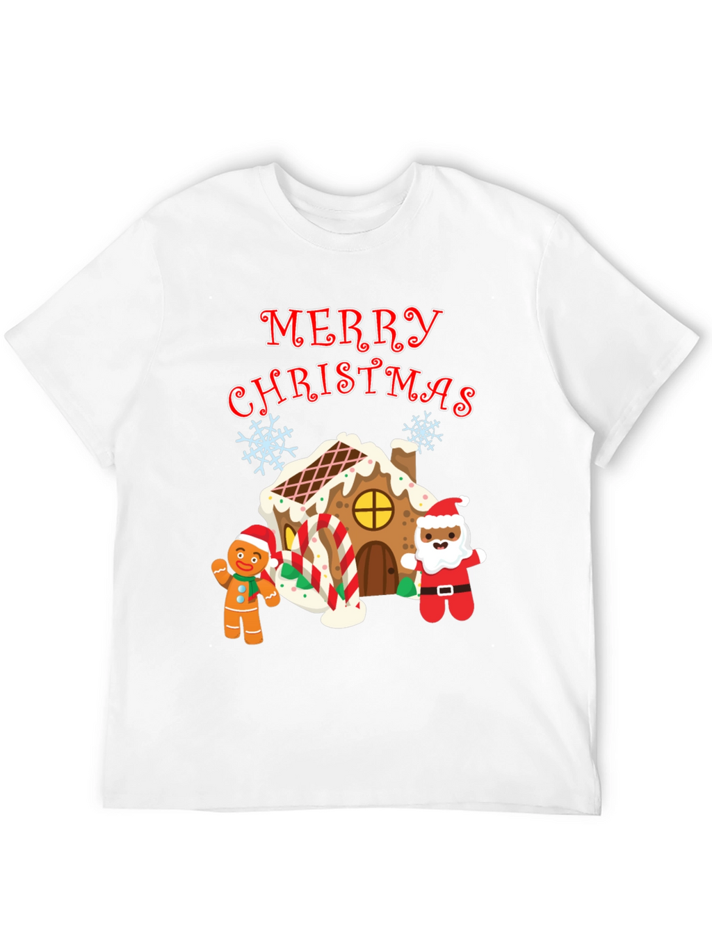 Festive Merry Christmas Graphic T-Shirt