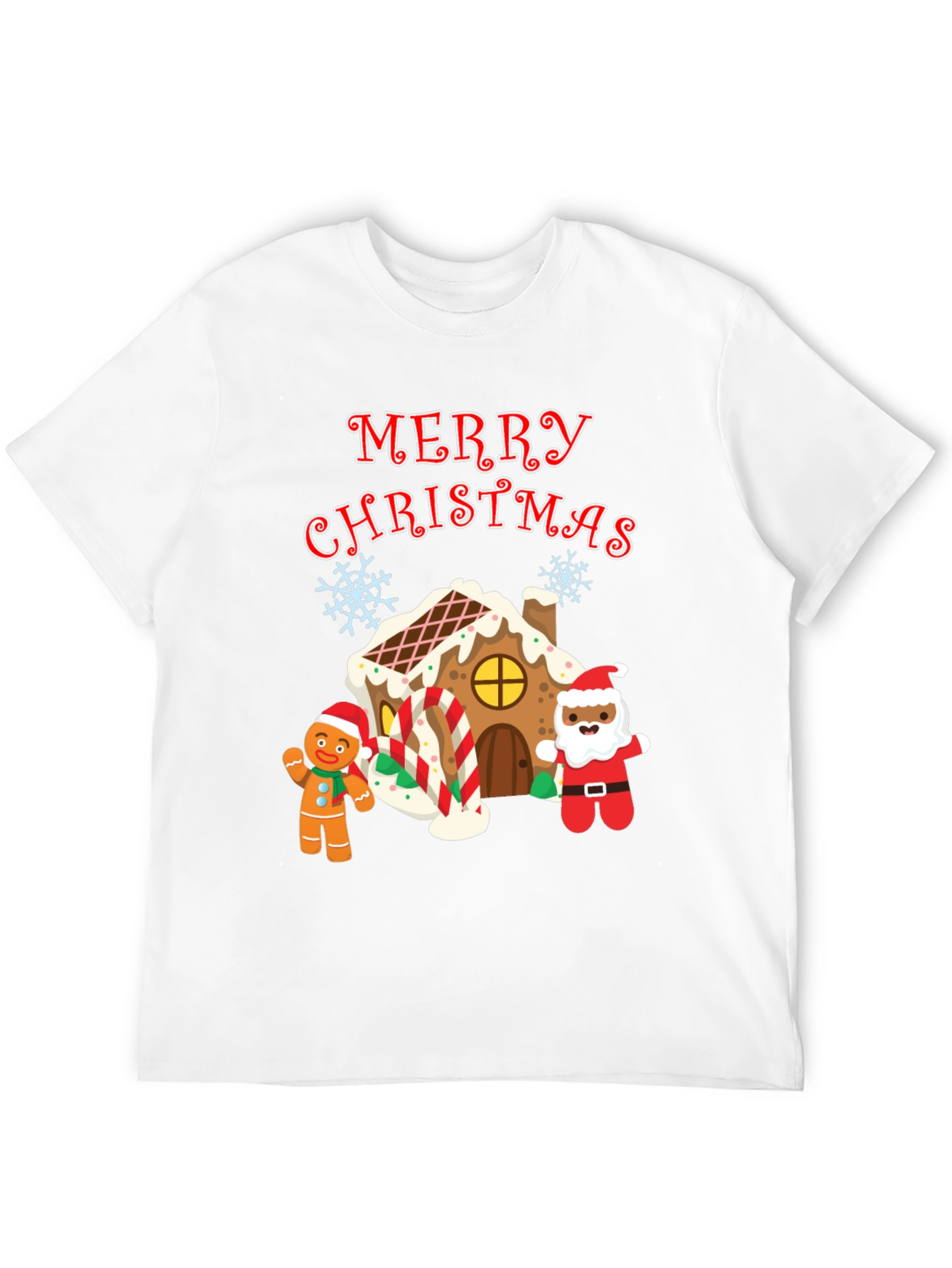 Festive Merry Christmas Graphic T-Shirt