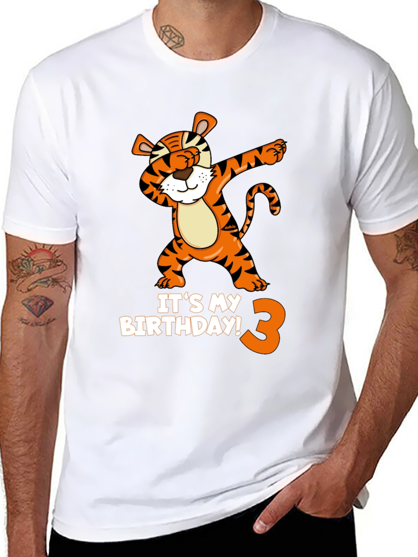 Its My Birthday! T-Shirt - Tiger Dab - Third Birthday