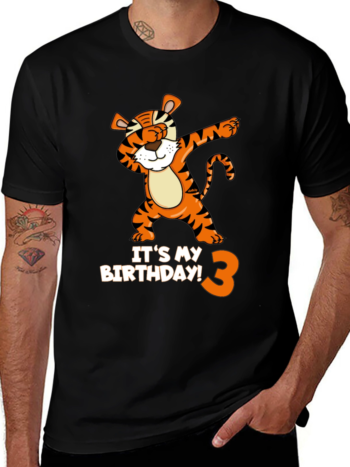 Its My Birthday! T-Shirt - Tiger Dab - Third Birthday