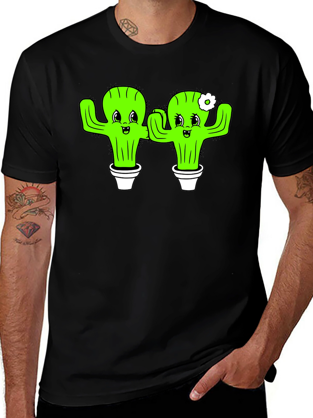 Cactus Couple Graphic Tee