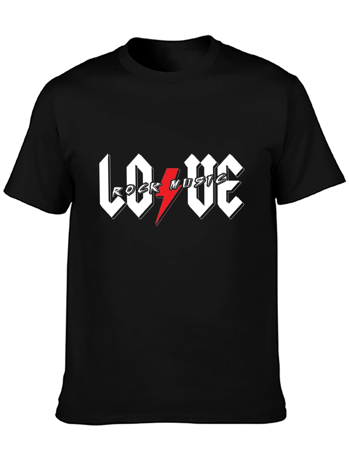 Rock Music Lover T-Shirt - Black