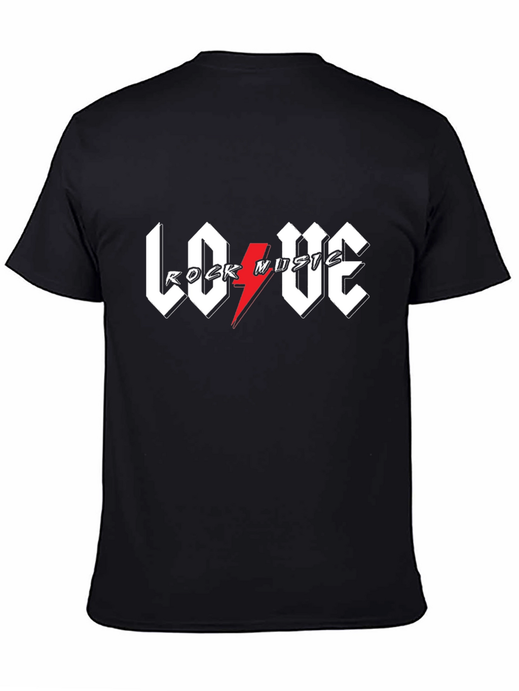 Rock Music Lover T-Shirt - Black