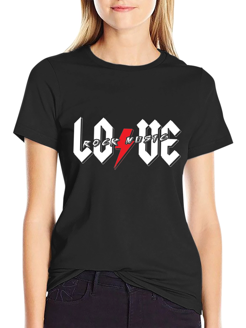 Rock Music Lover T-Shirt - Black