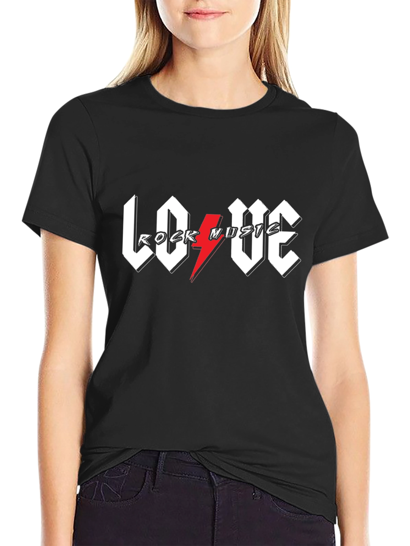 Rock Music Lover T-Shirt - Black