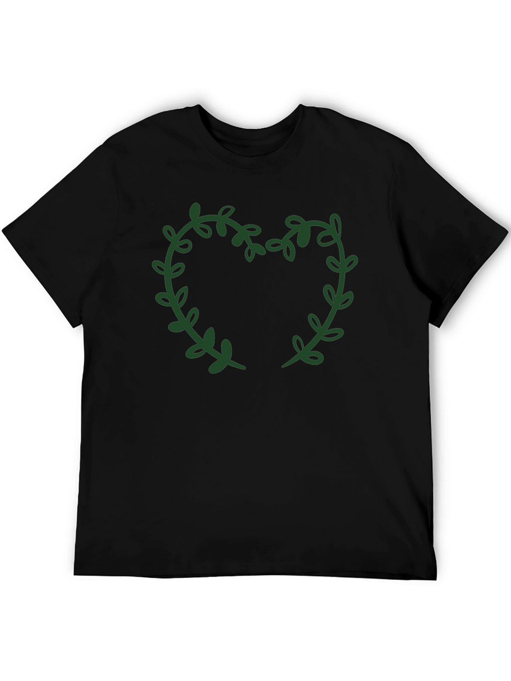 Leaf Heart Graphic Tee - Stylish Casual Wear