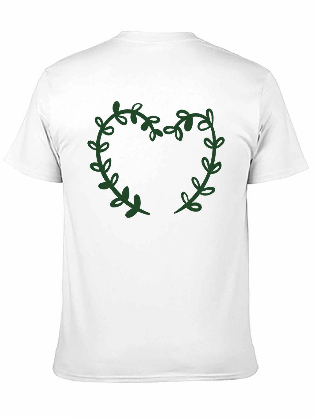 Leaf Heart Graphic Tee - Stylish Casual Wear