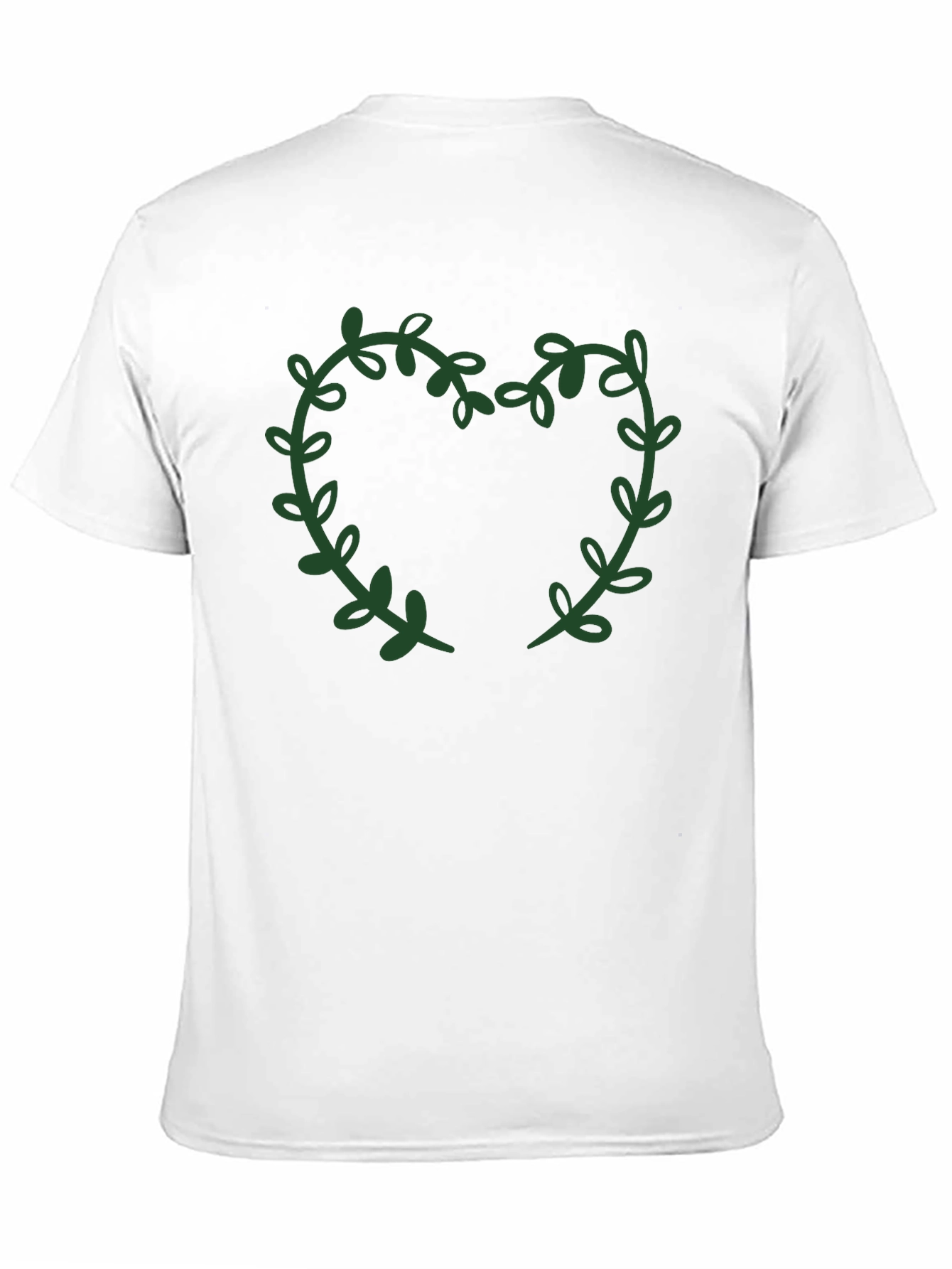Leaf Heart Graphic Tee - Stylish Casual Wear