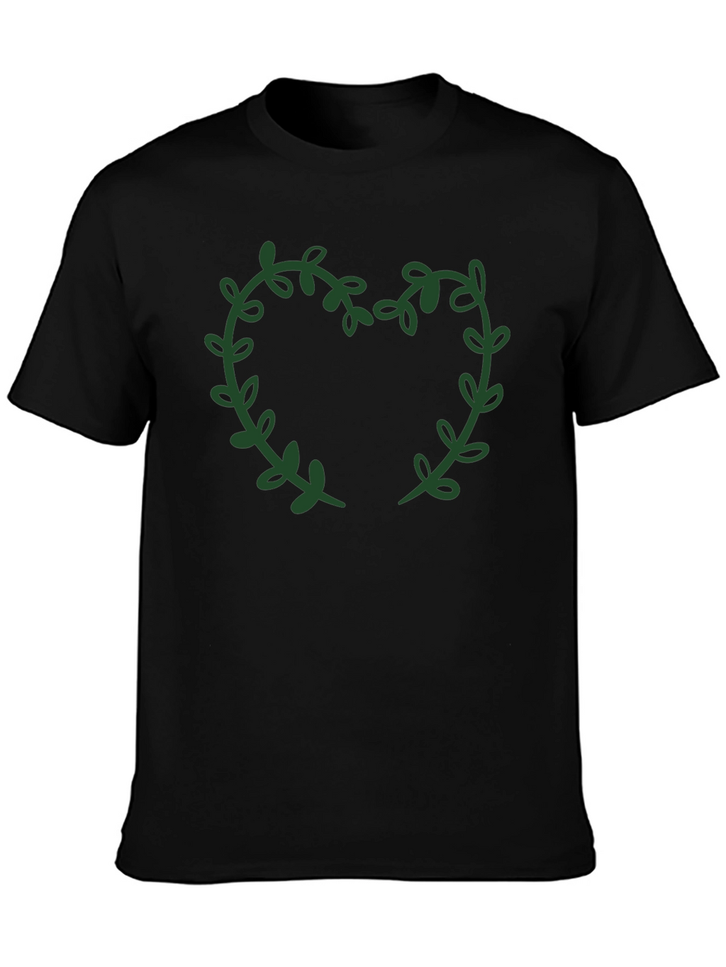 Leaf Heart Graphic Tee - Stylish Casual Wear