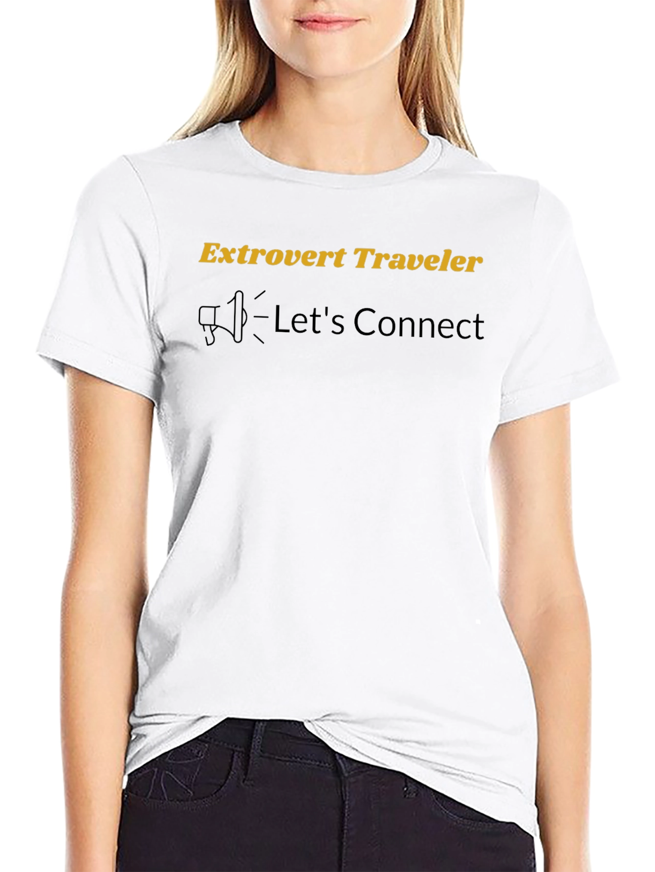 Extrovert Traveler T-Shirt - Lets Connect