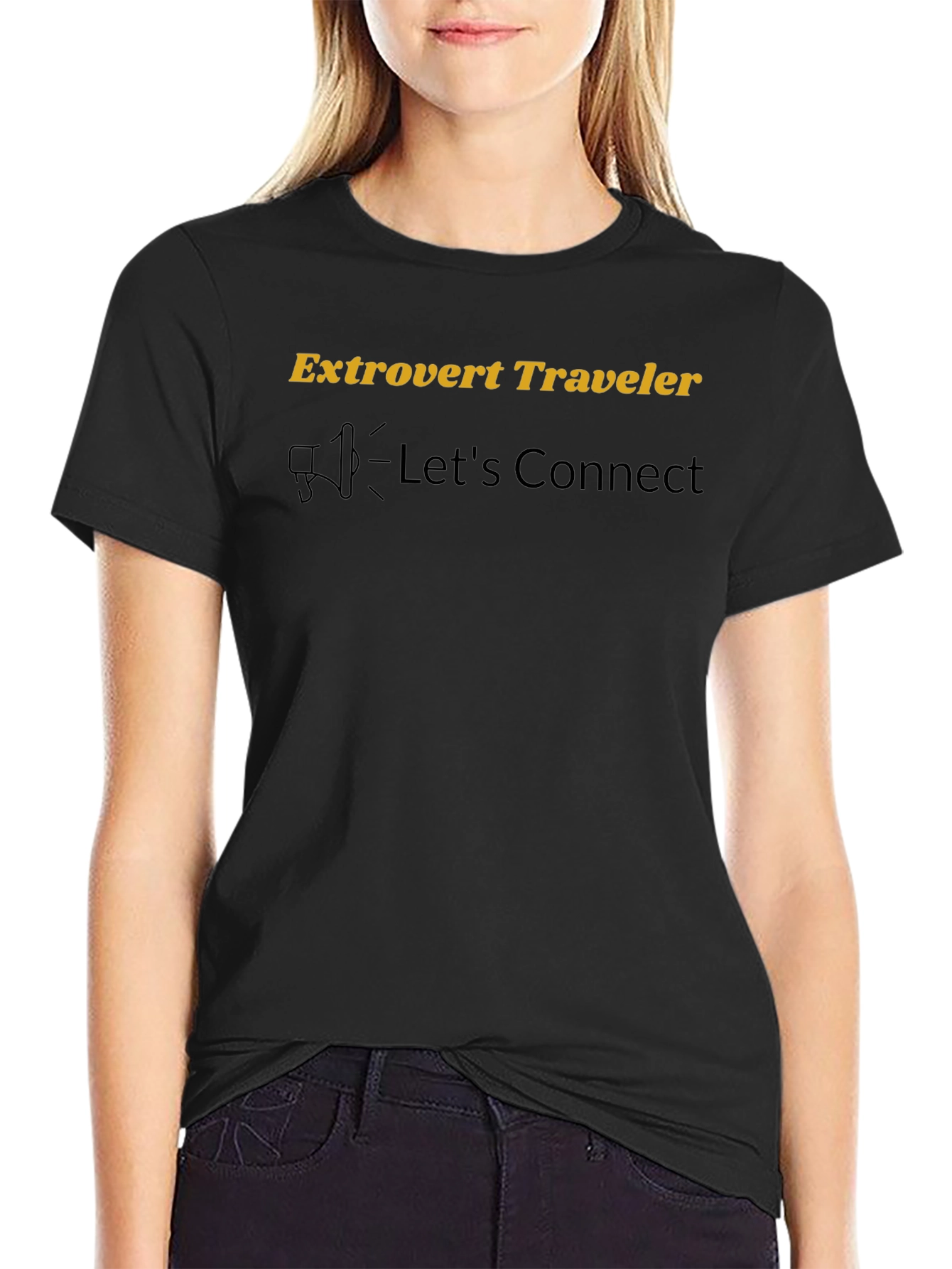 Extrovert Traveler T-Shirt - Lets Connect