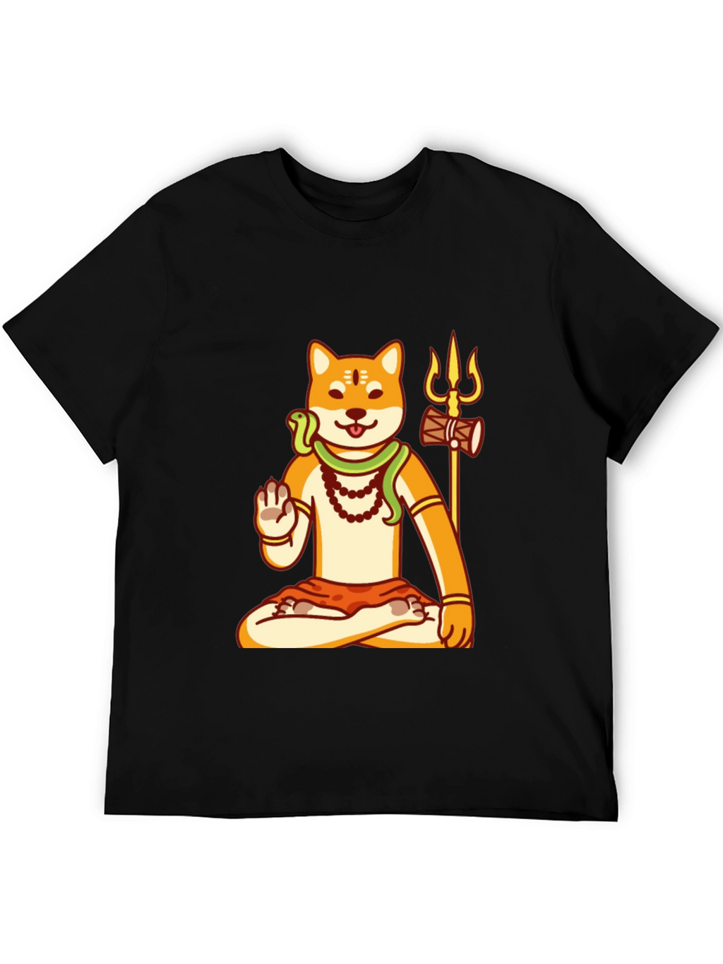 Shiba Inu Shiva T-Shirt - Meditating Doge Tee