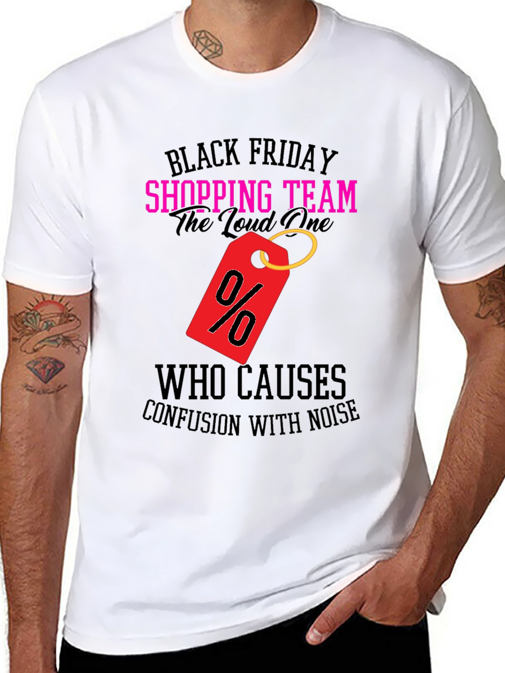Black Friday Shopping Team Loud One T-Shirt
