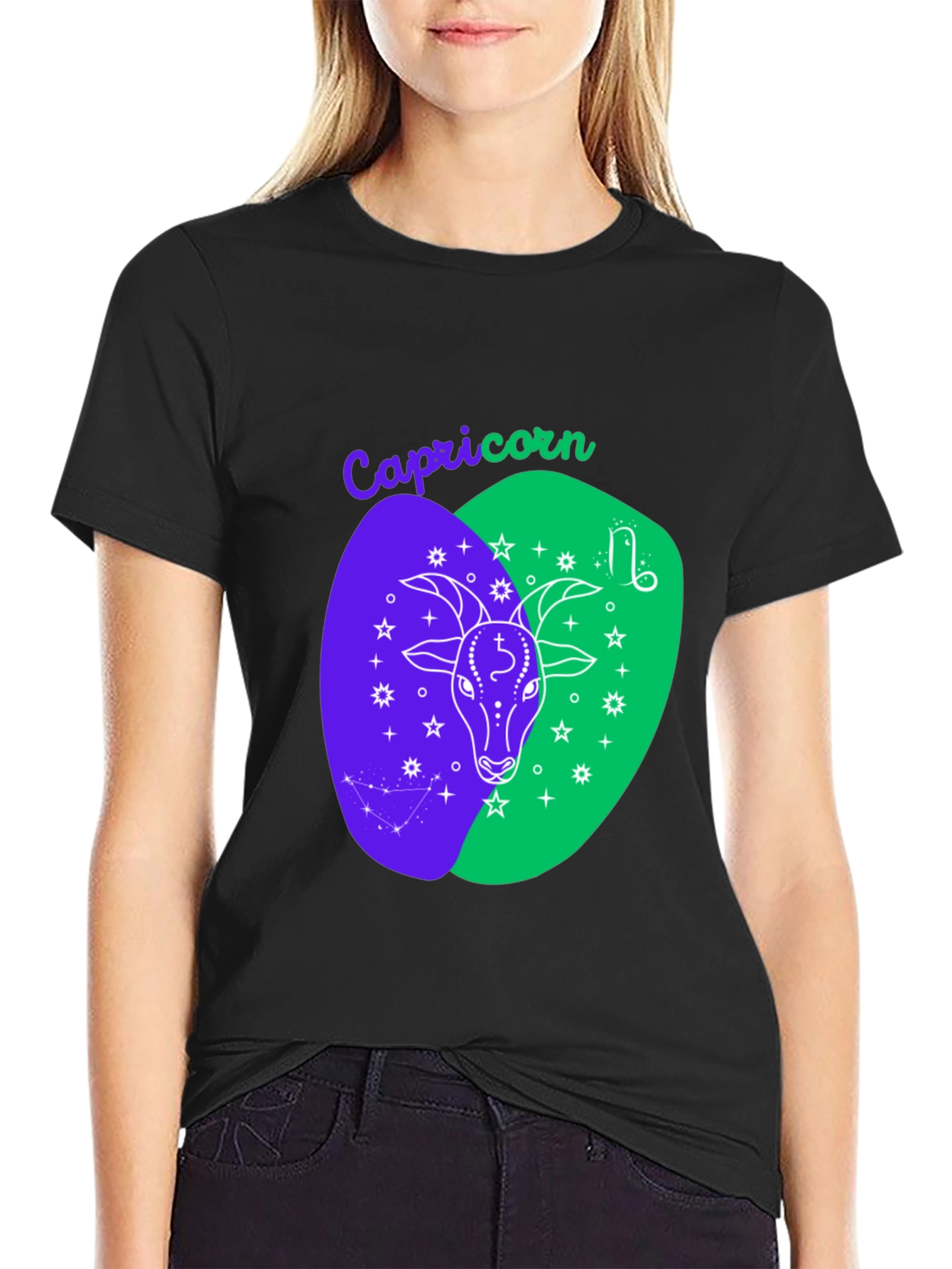 Capricorn Zodiac Graphic T-Shirt - Astrology Tee
