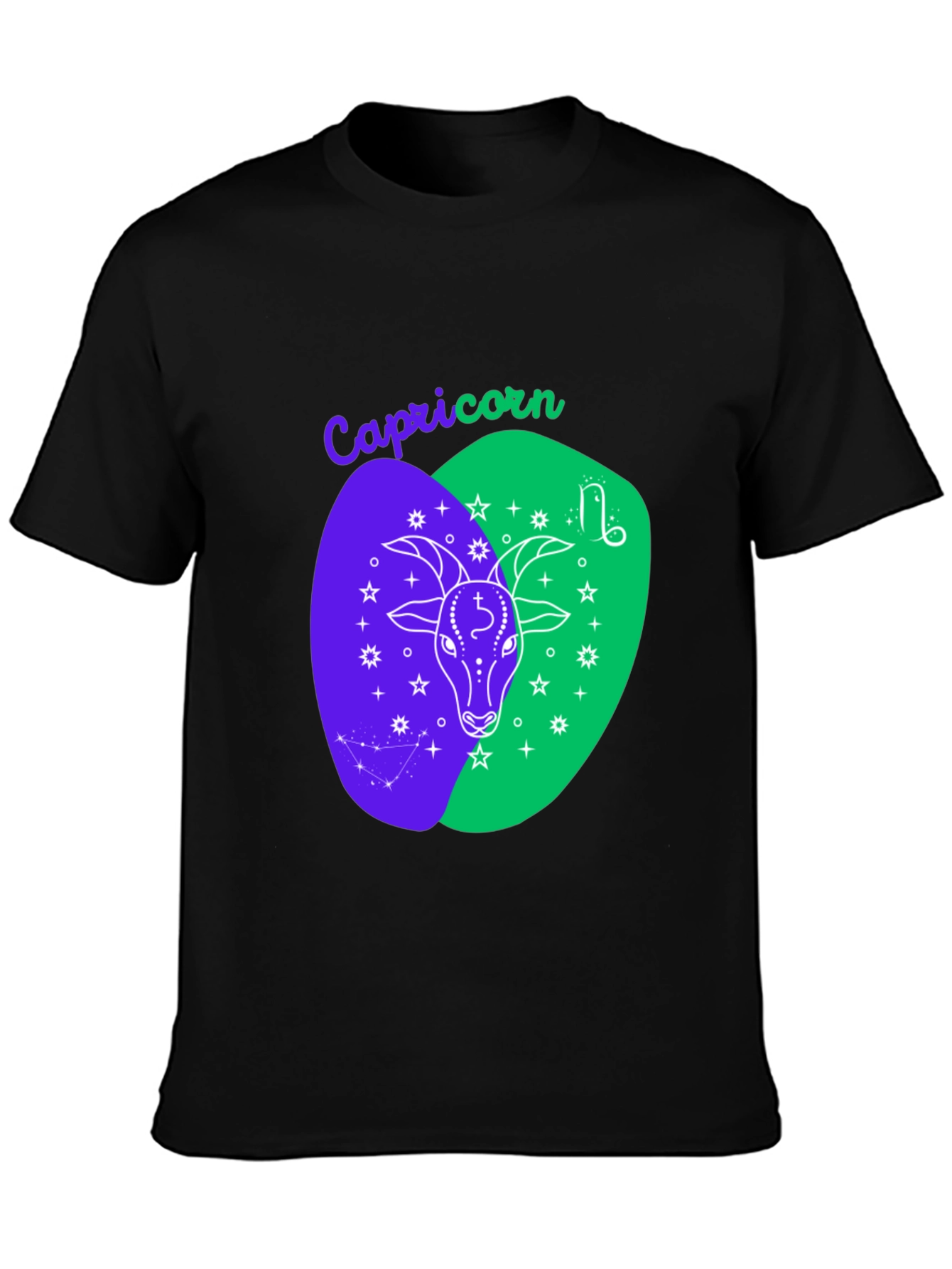 Capricorn Zodiac Graphic T-Shirt - Astrology Tee