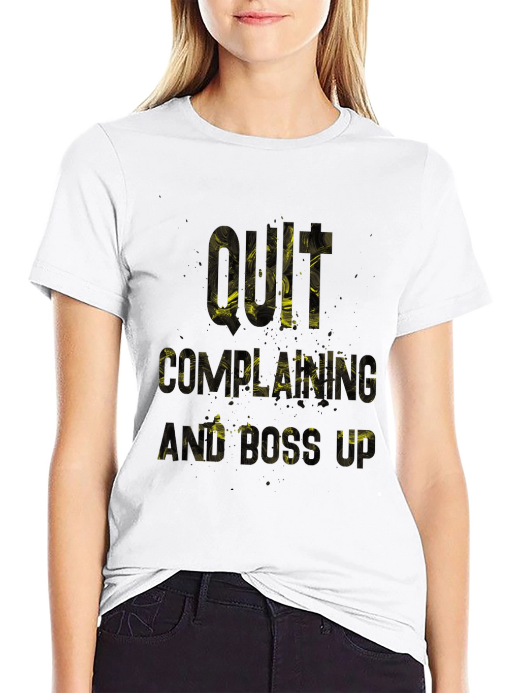 Quit Complaining & Boss Up Graphic Tee
