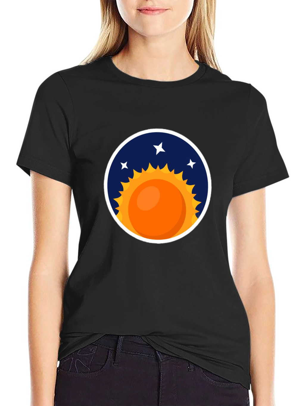 Cosmic Sun Graphic Tee - Stylish Comfort
