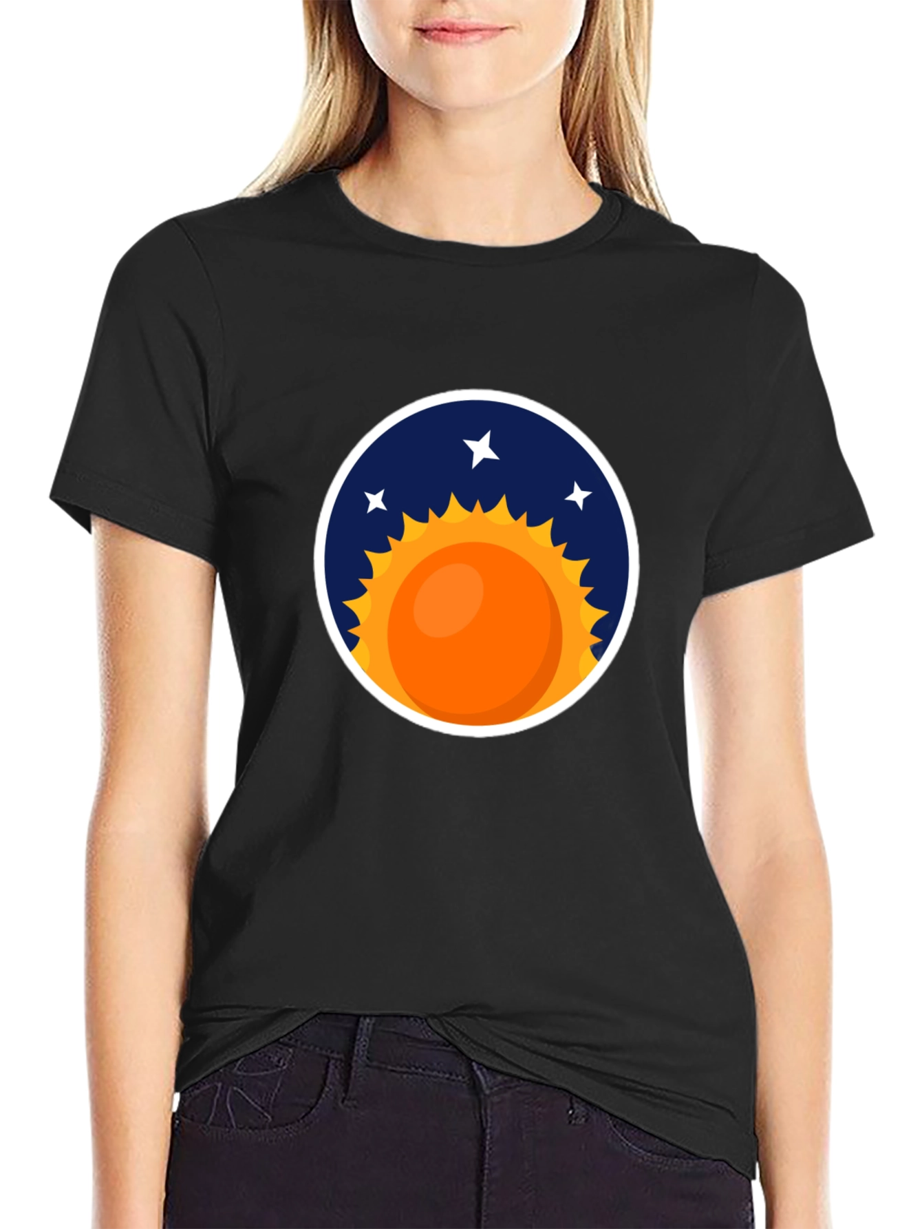 Cosmic Sun Graphic Tee - Stylish Comfort