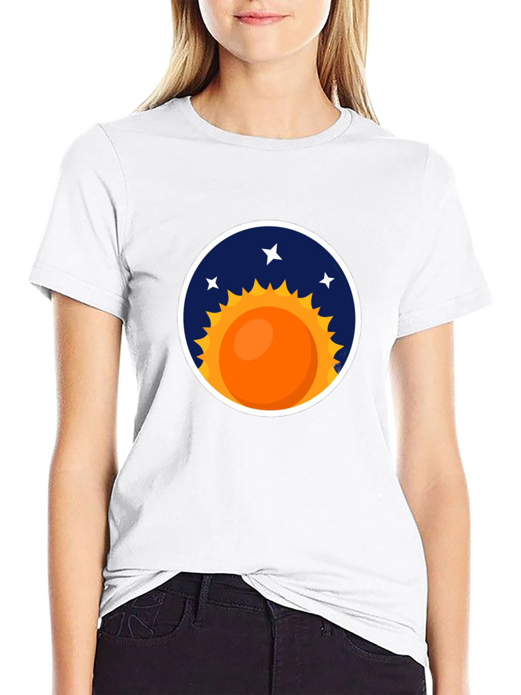 Cosmic Sun Graphic Tee - Stylish Comfort