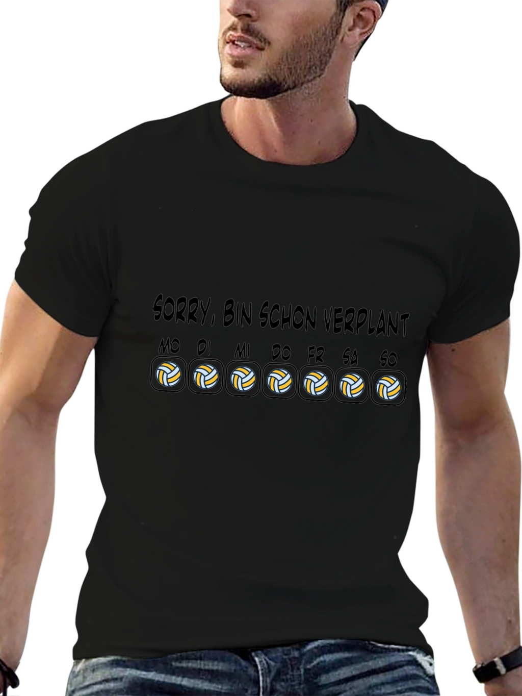 Sorry Bin Schon Verplant Volleyball T-Shirt