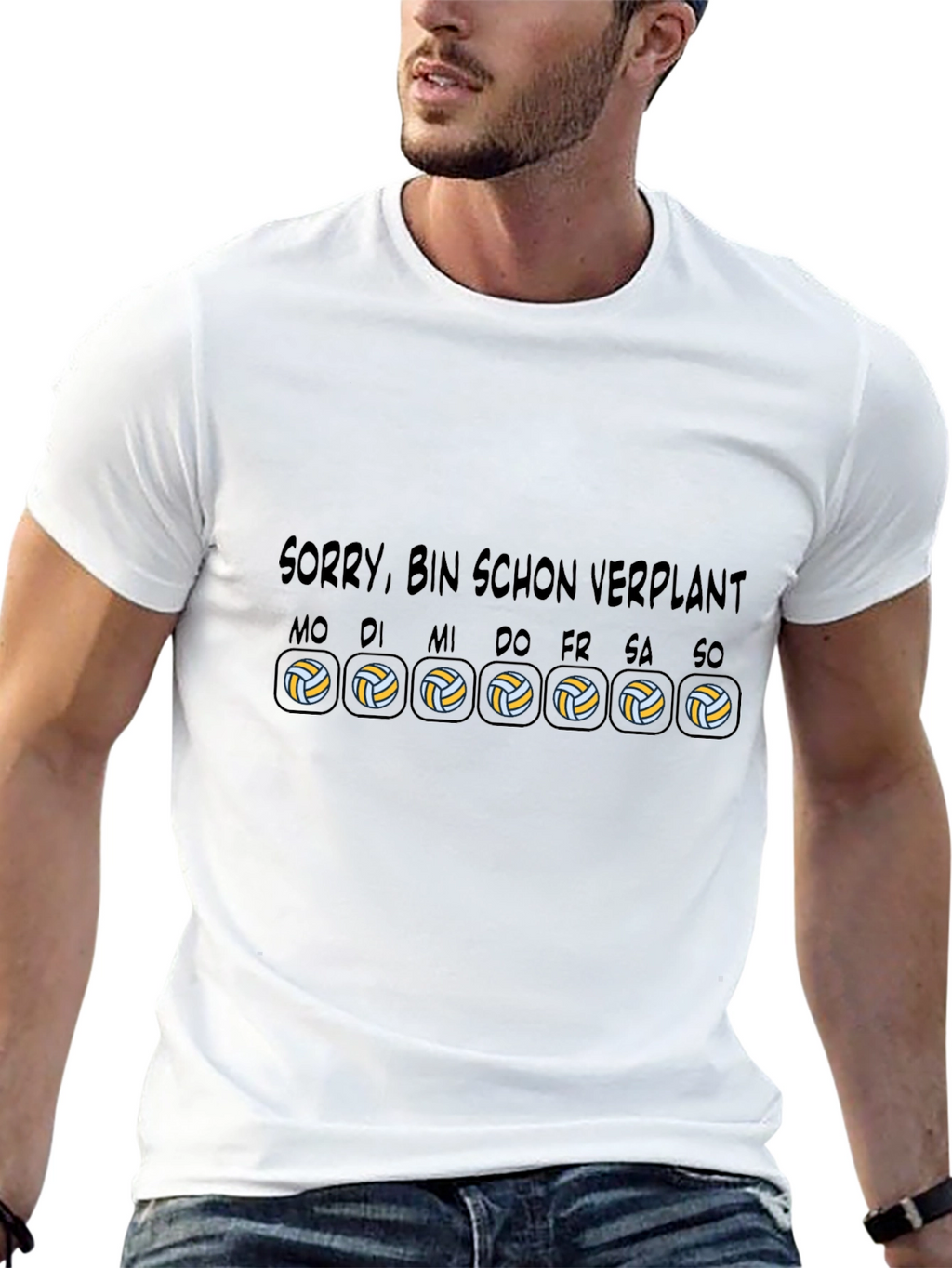 Sorry Bin Schon Verplant Volleyball T-Shirt