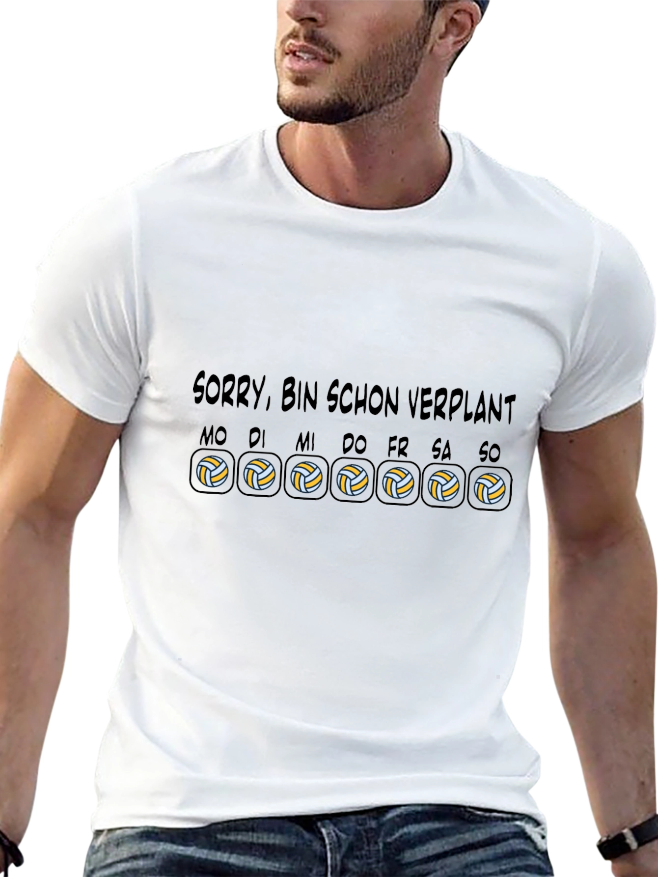 Sorry Bin Schon Verplant Volleyball T-Shirt