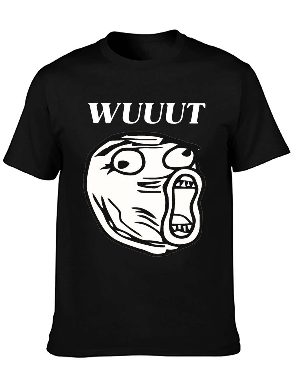 WUUUT Meme Black Graphic Tee