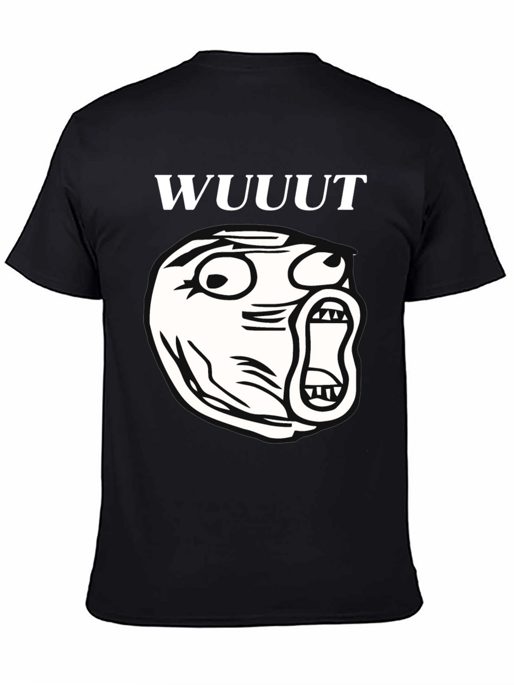 WUUUT Meme Black Graphic Tee
