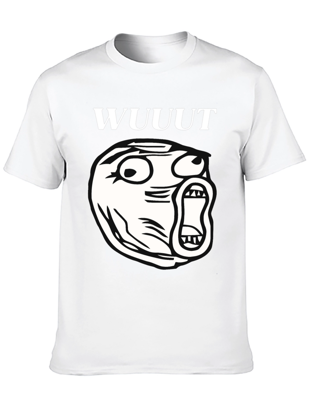 WUUUT Meme Black Graphic Tee