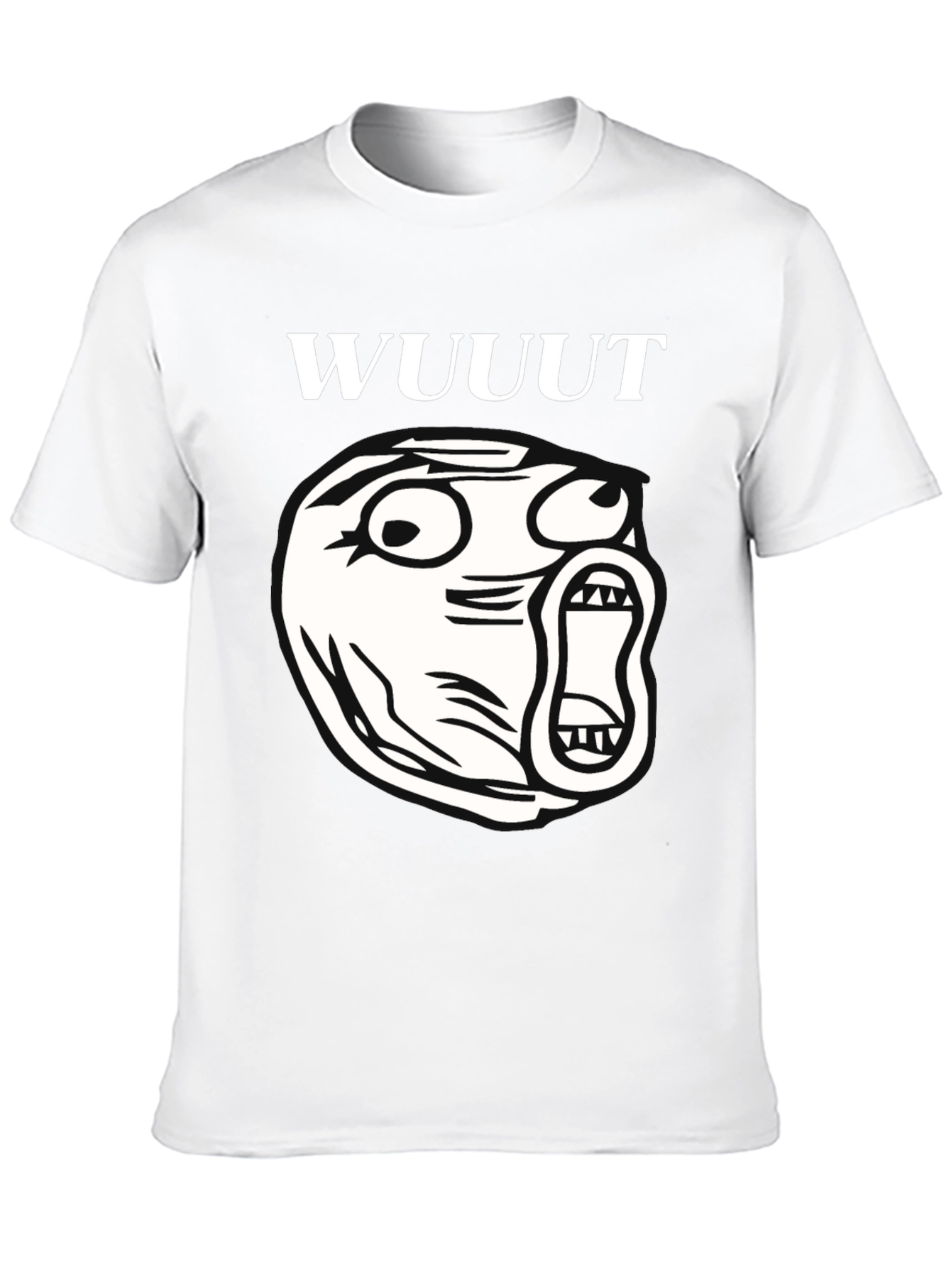 WUUUT Meme Black Graphic Tee