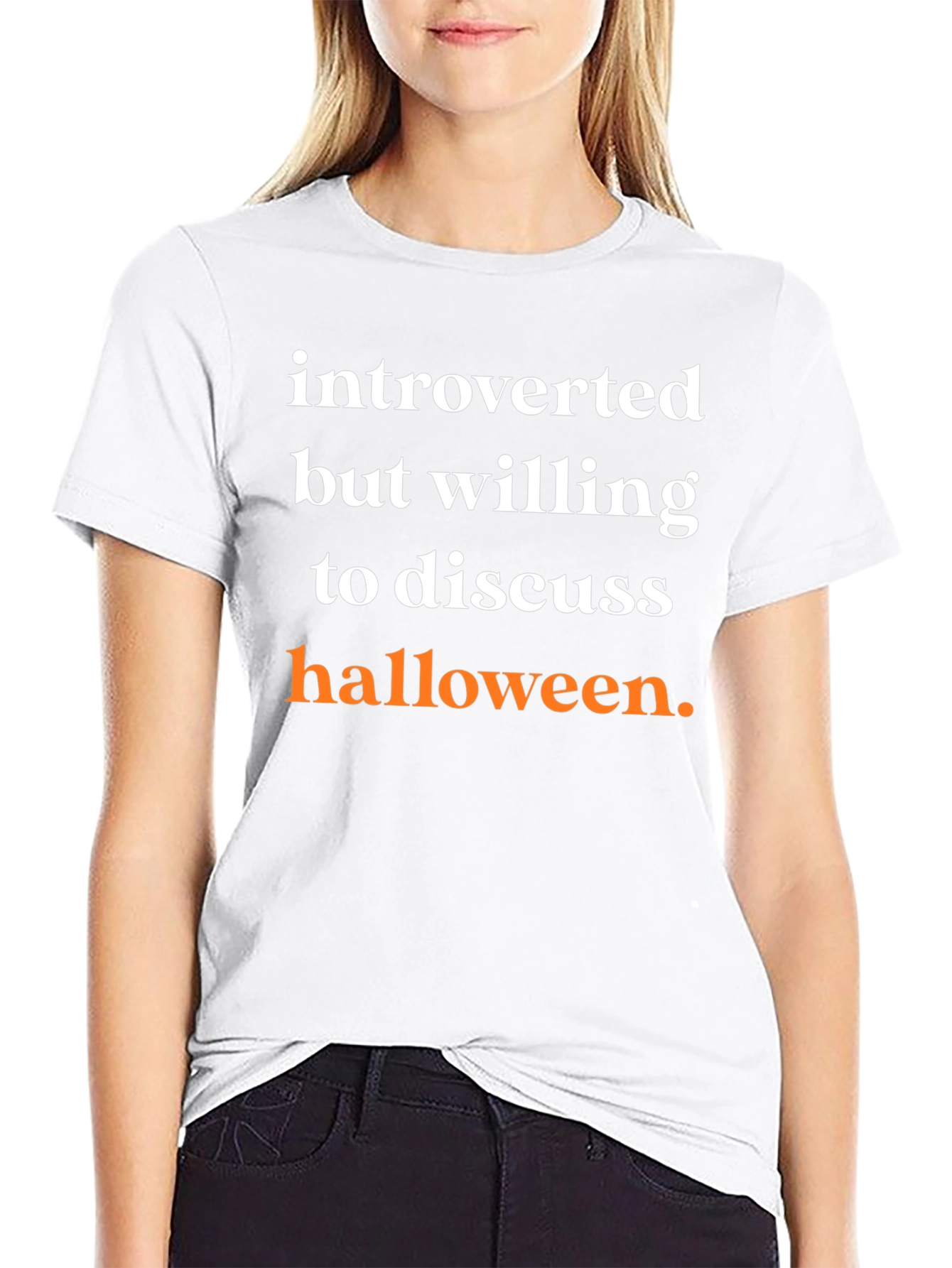 Introverted Halloween Graphic Tee