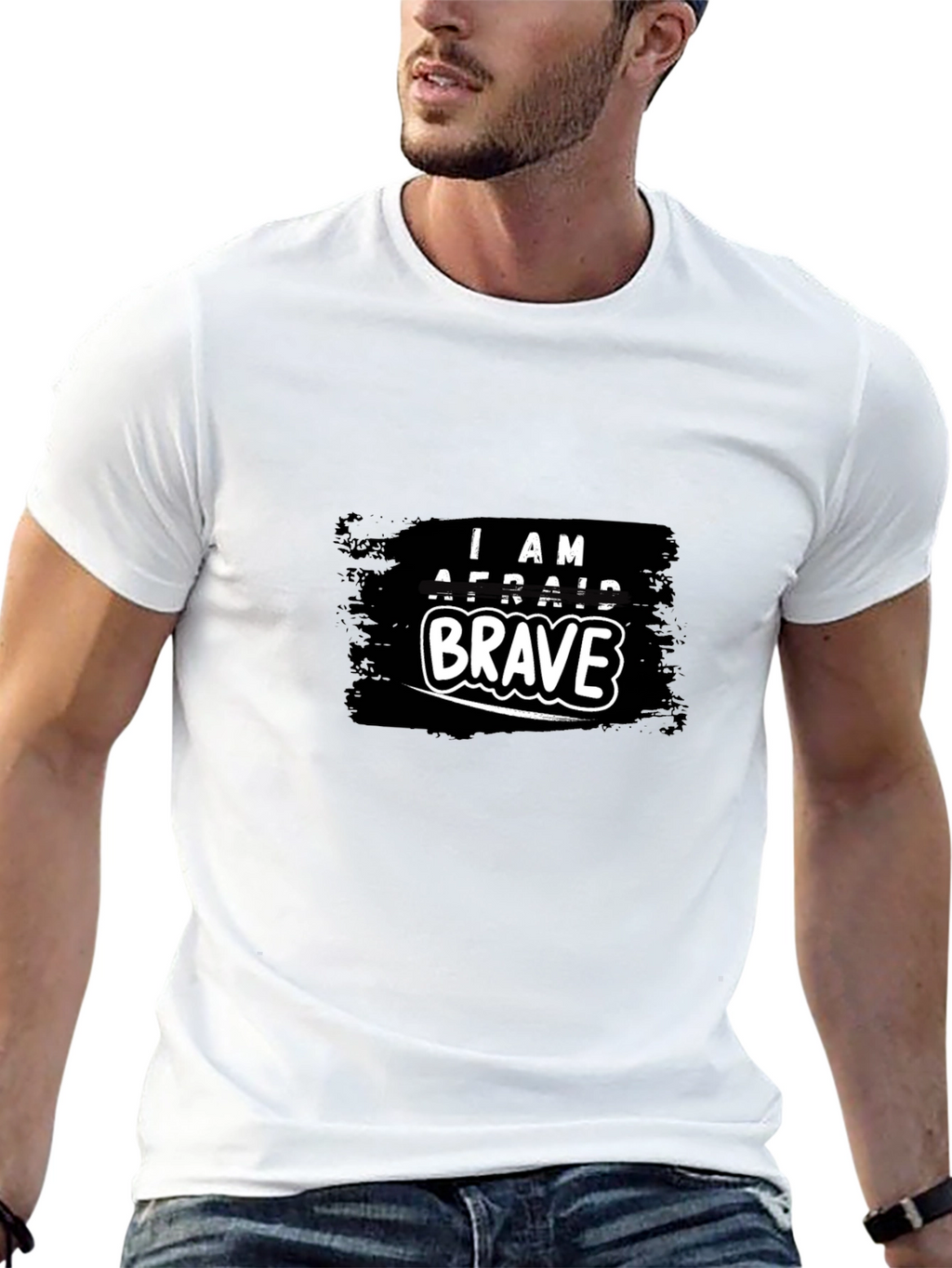 I AM AFRAID BRAVE Graphic T-Shirt