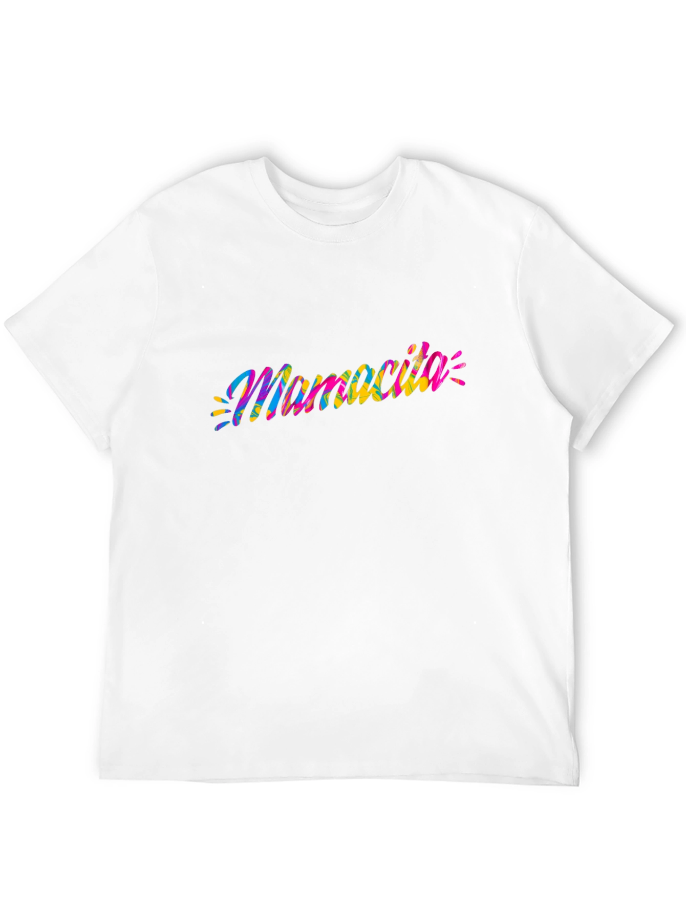 Mamacita Tie-Dye Graphic Tee - Soft Black Cotton