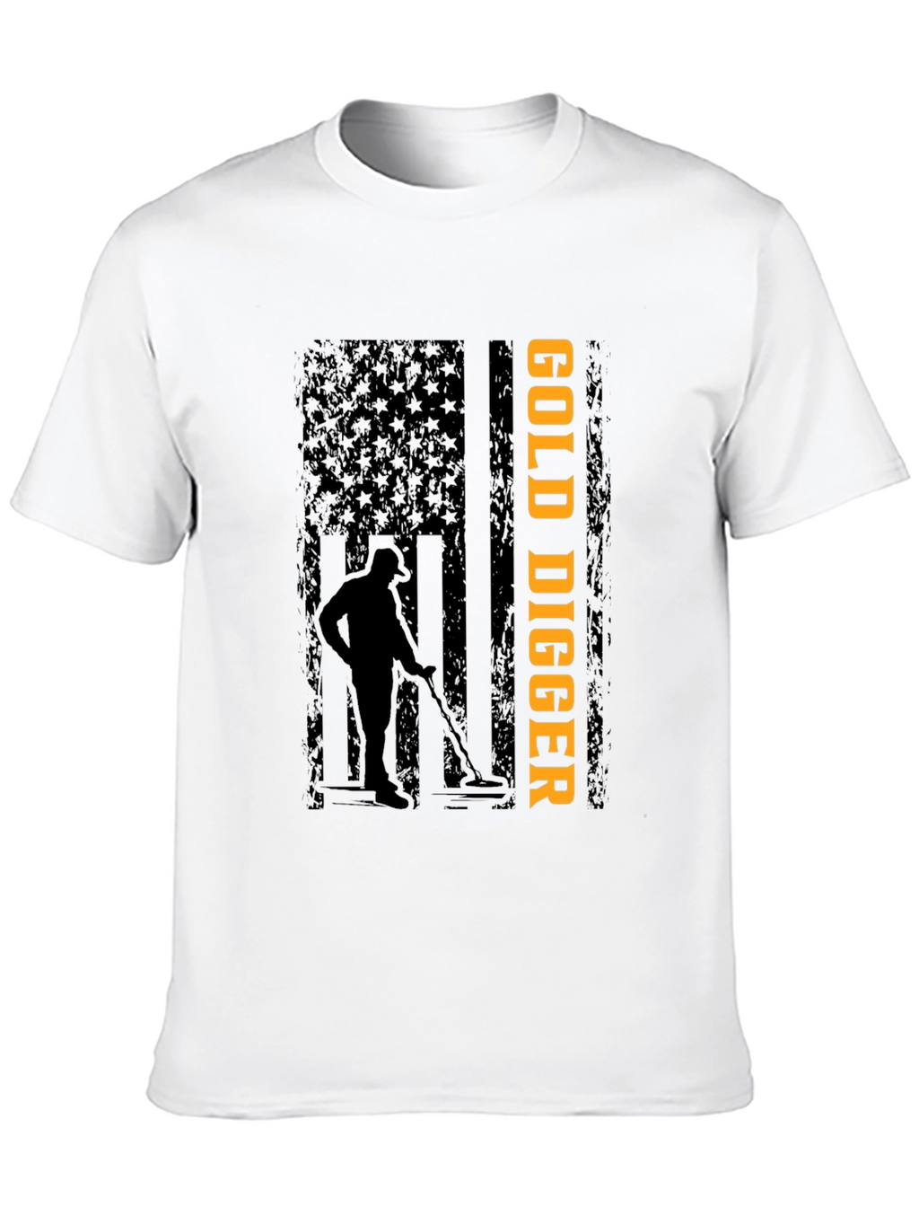 Gold Digger Graphic Tee - Black