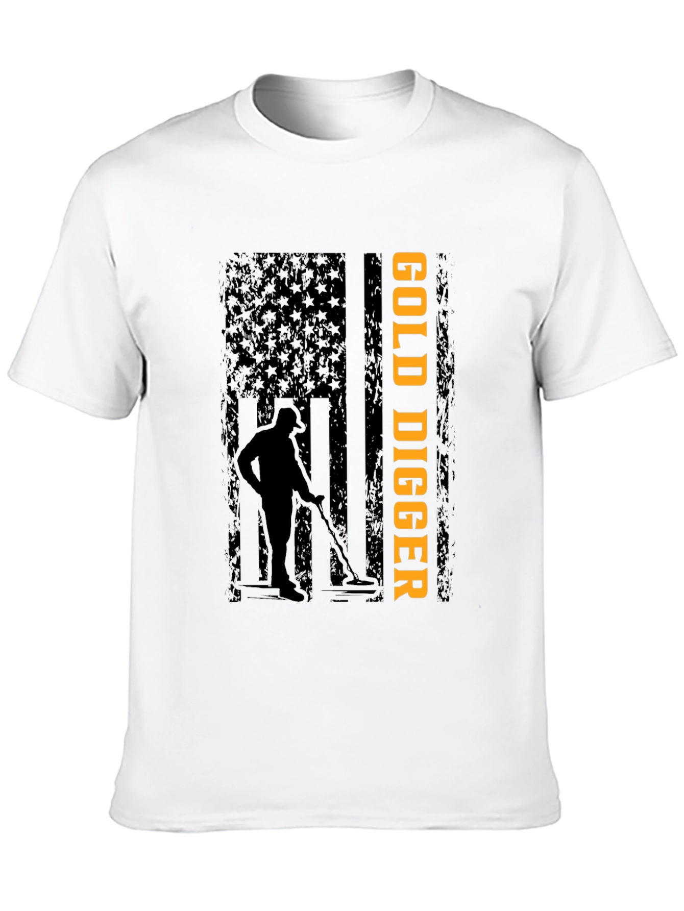 Gold Digger Graphic Tee - Black