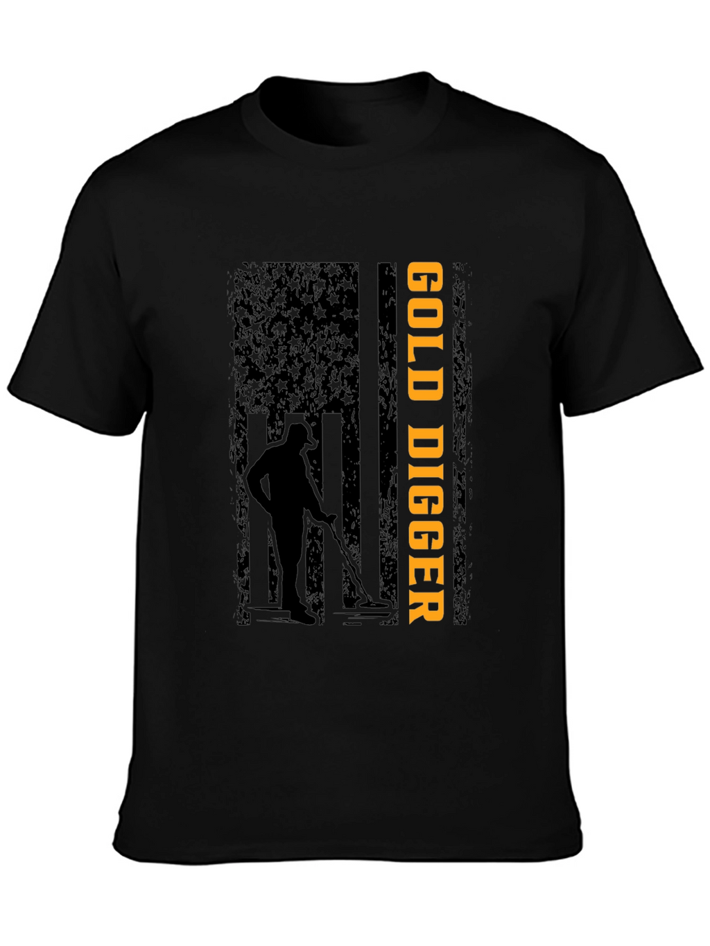 Gold Digger Graphic Tee - Black