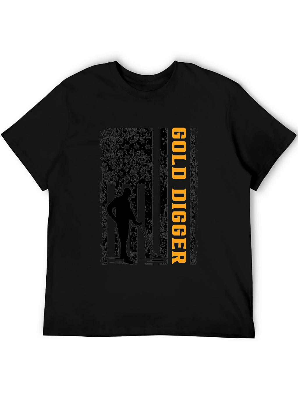 Gold Digger Graphic Tee - Black