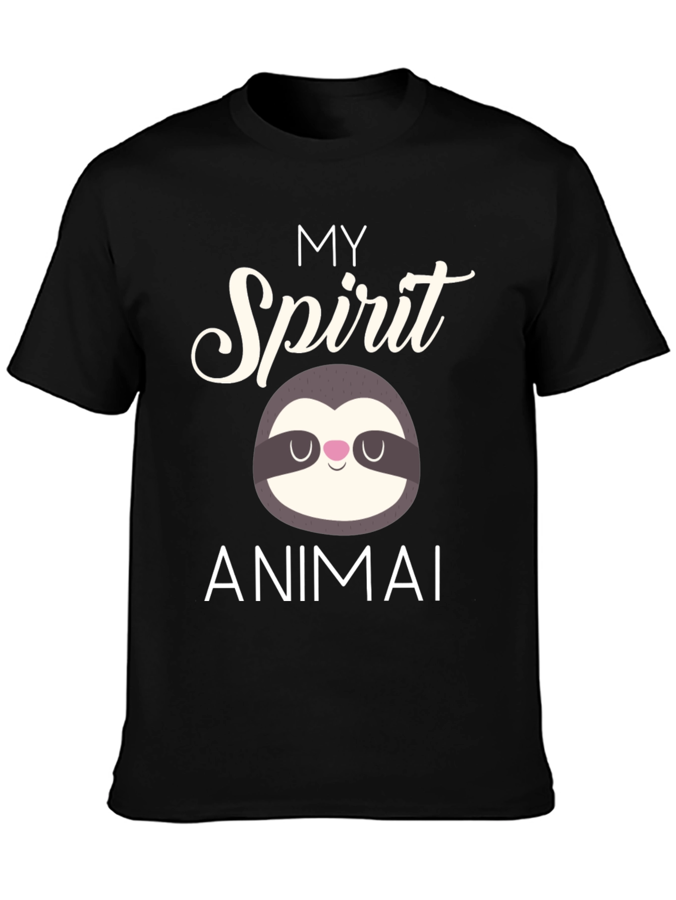 My Spirit Animal Sloth Graphic Tee - Comfort & Style