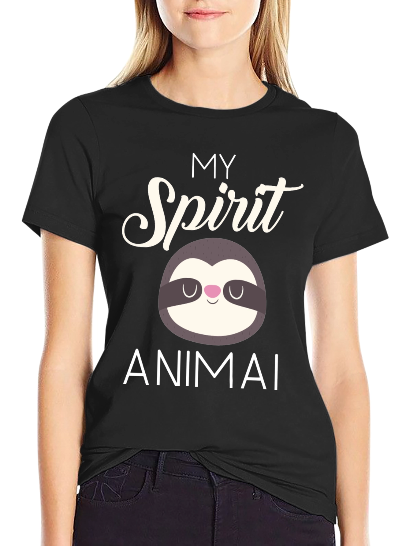 My Spirit Animal Sloth Graphic Tee - Comfort & Style