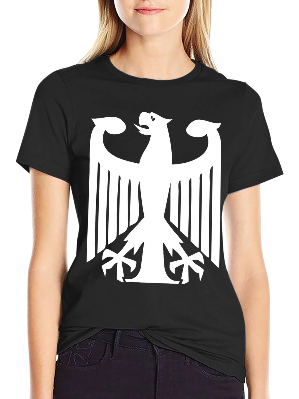 Eagle Crest Tee - Bold Black Shirt