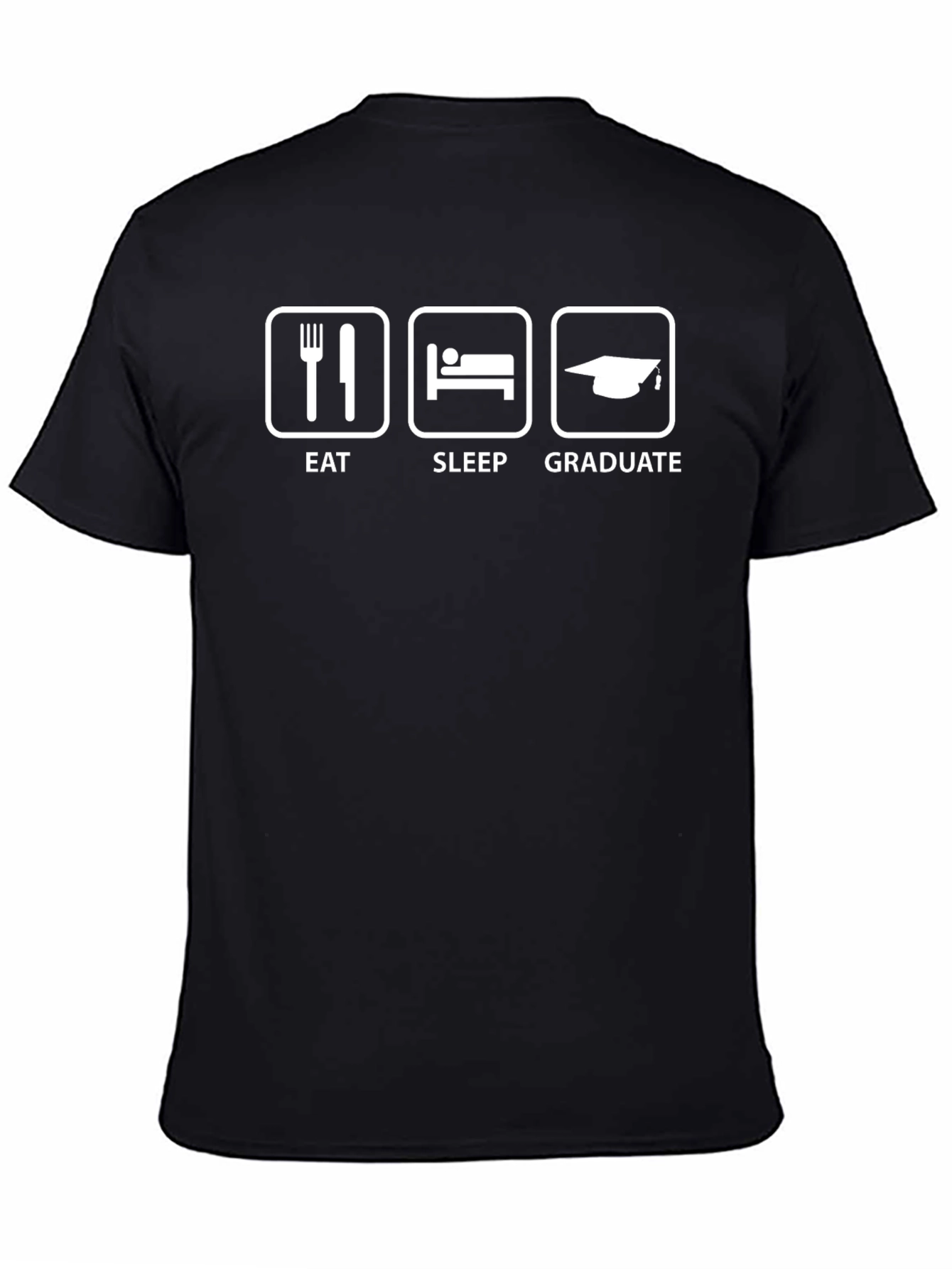 Eat Sleep Graduate T-Shirt Funny Graduation Tee