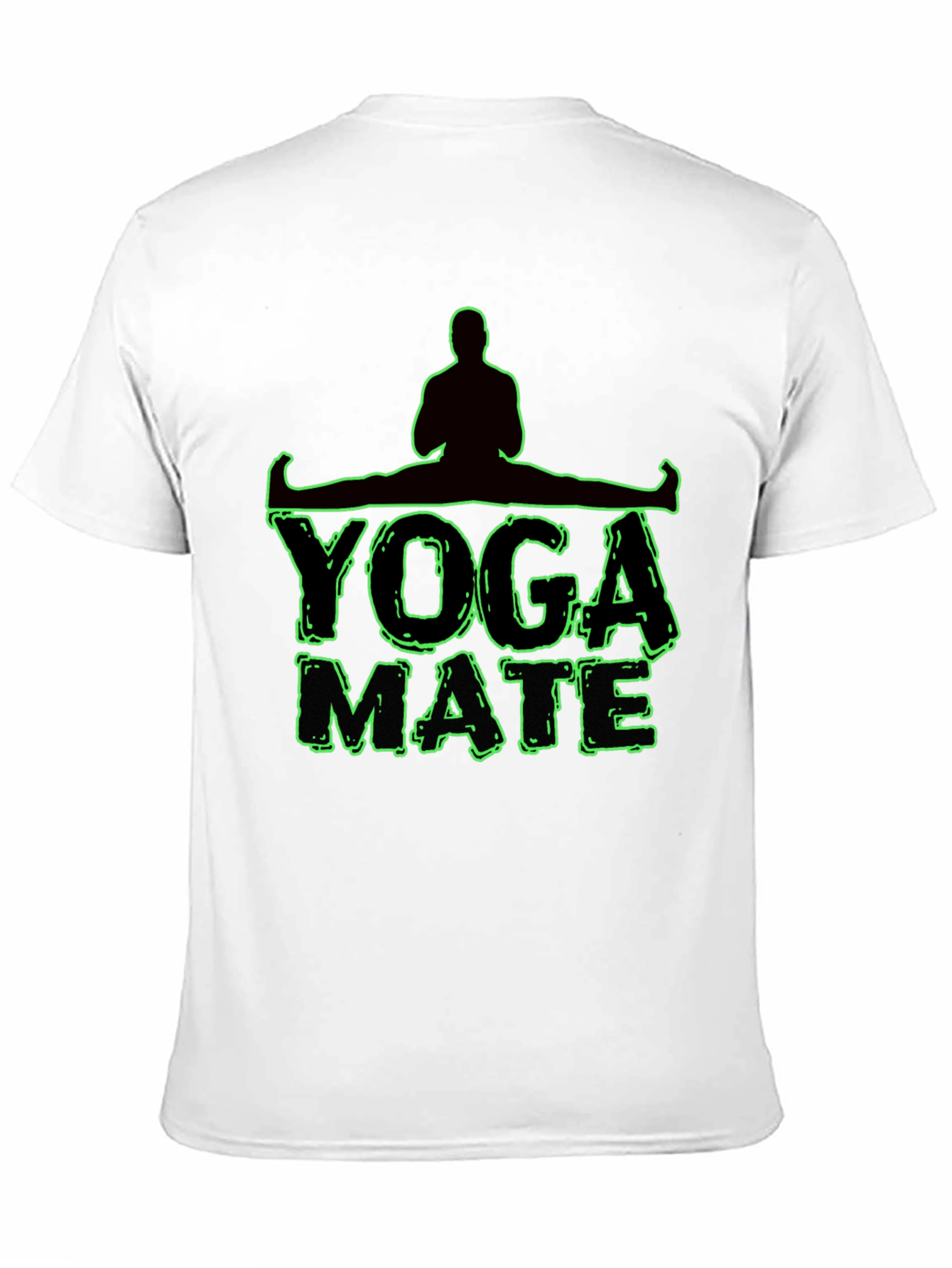 Yoga Mate Graphic T-Shirt - Mens Black Tee