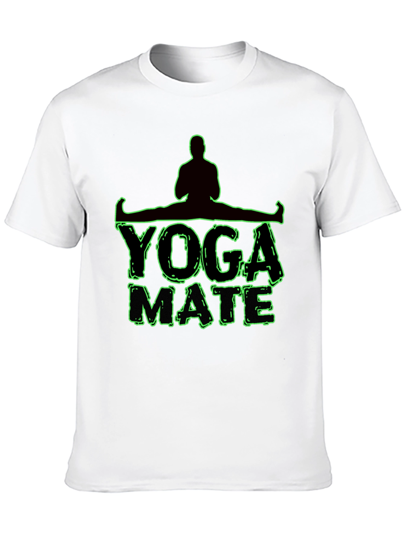 Yoga Mate Graphic T-Shirt - Mens Black Tee