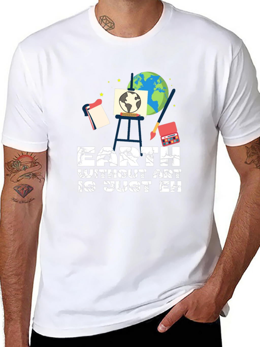 Earth Without Art Mens Graphic T-Shirt