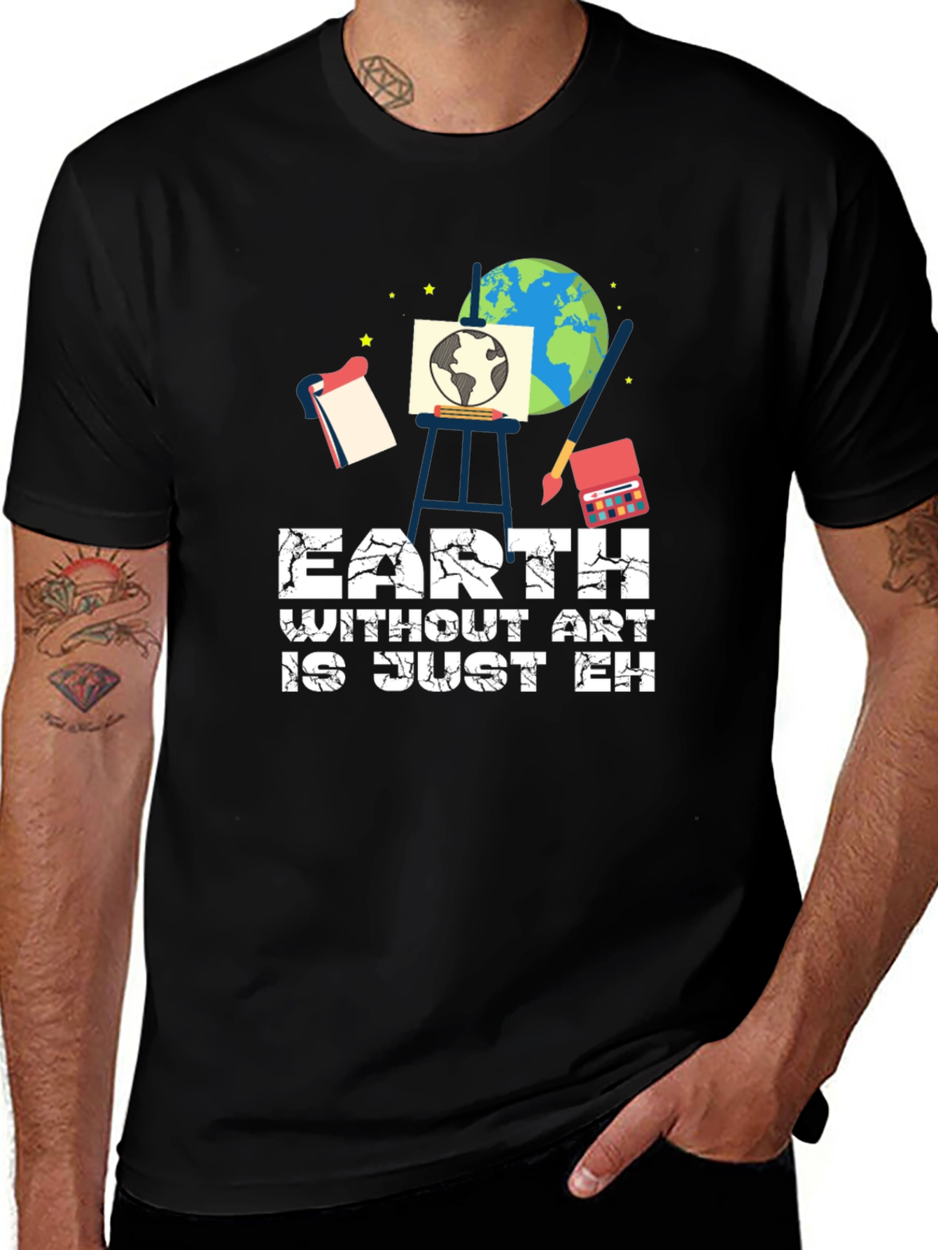 Earth Without Art Mens Graphic T-Shirt