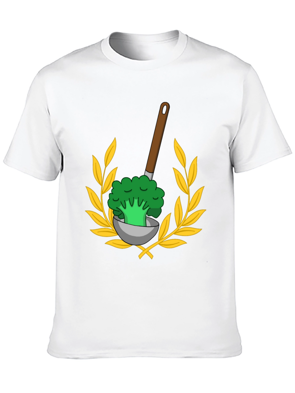 Broccoli Ladle T-Shirt - Whimsical Foodie Tee